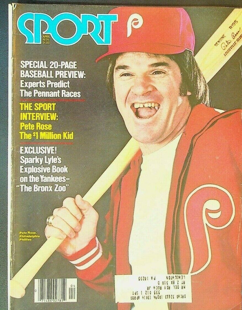 Sport Magazine April 1979 Pete Rose Sparky Lyle New York Islanders Phil Ford