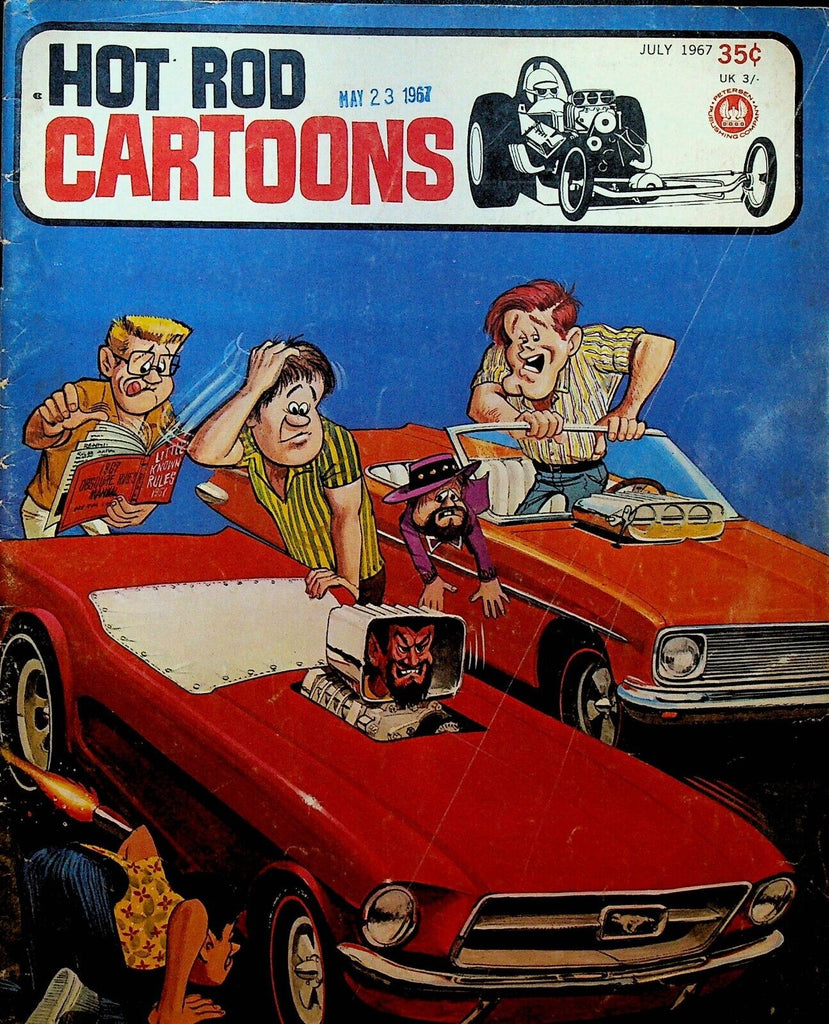 Hot Rod Cartoons Magazine July 1967 #17 Bill Hughes Jerry Barnett
