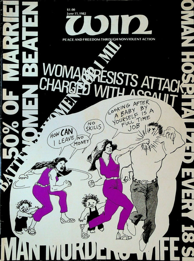 Win Magazine June 15 1982 SSD Domestic Violence Nestle Middle East France