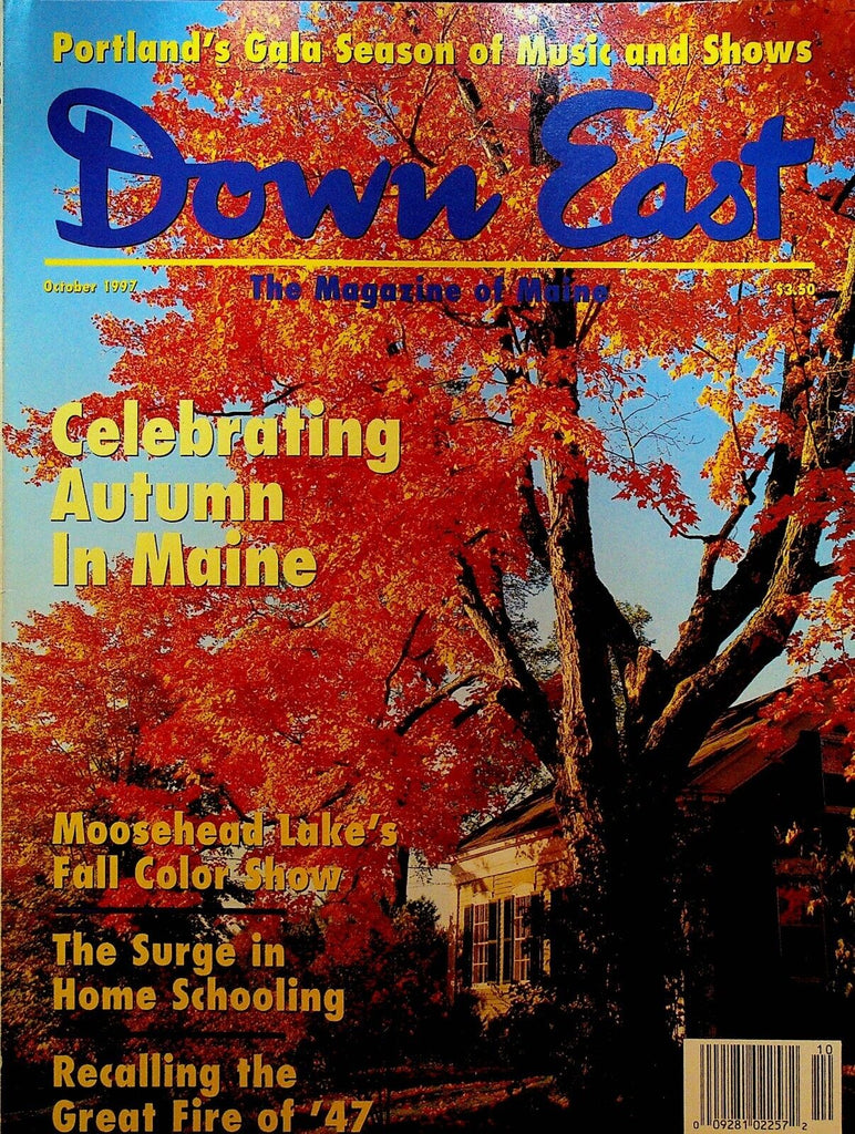 Down East Magazine of Maine October 1997 Duane Patricio Katahdin Moosehead Lake