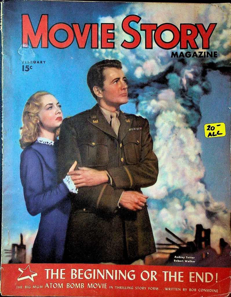 Movie Story Magazine February 1947 Song of the South Robert Walker Audrey Totter