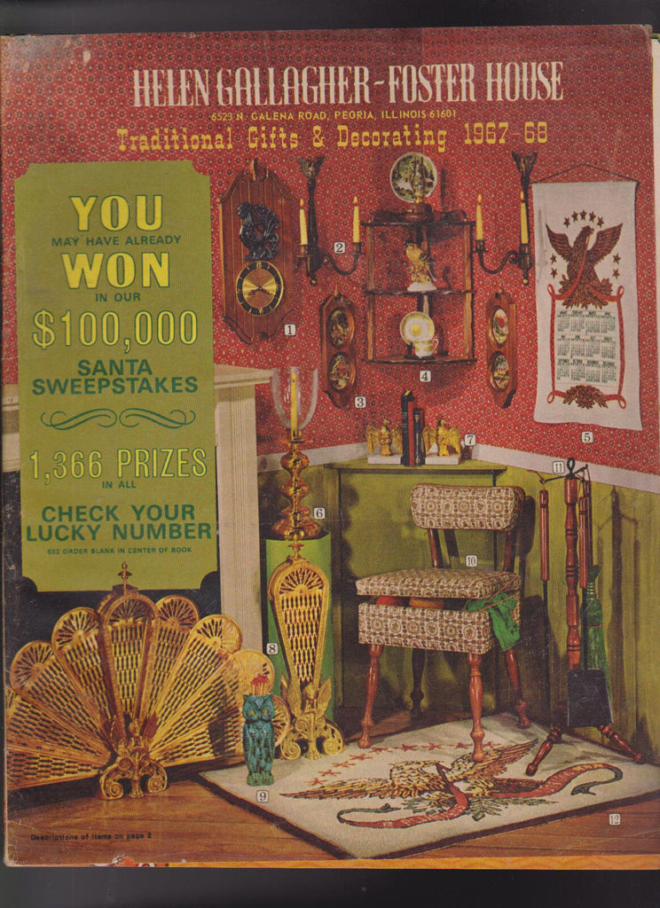 Helen Gallagher Foster House Traditional Gifts & Decorating Catalog 1967-68