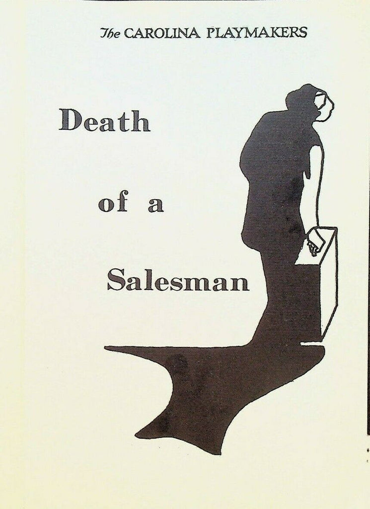 Death of a Salesman Carolina Playmakers Playbill October 1952 William Trotman