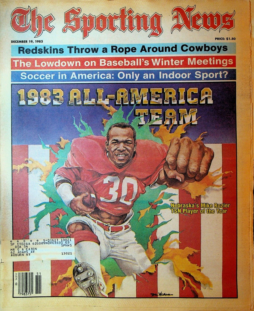 The Sporting News December 19 1983 Mike Rozier All America Team Soccer