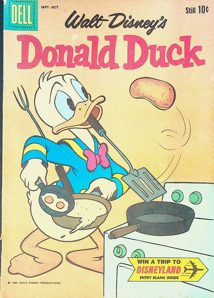 Donald Duck 73 Dell Comics 1960 Cooking Breakfast Eggs Pancakes