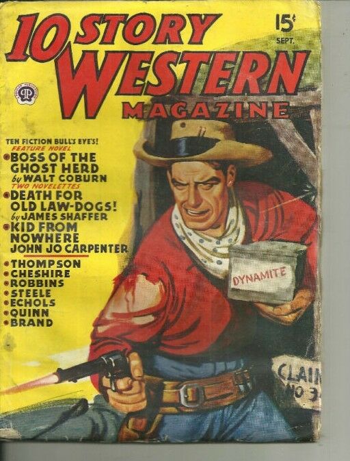 10 Story Western Magazine September 1946 Walt Coburn James Shaffer