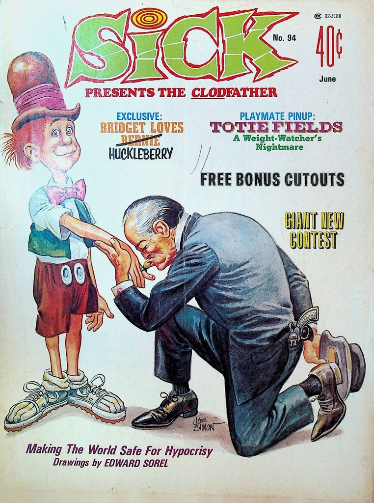 Sick Magazine #94 June 1973 Edward Sorel