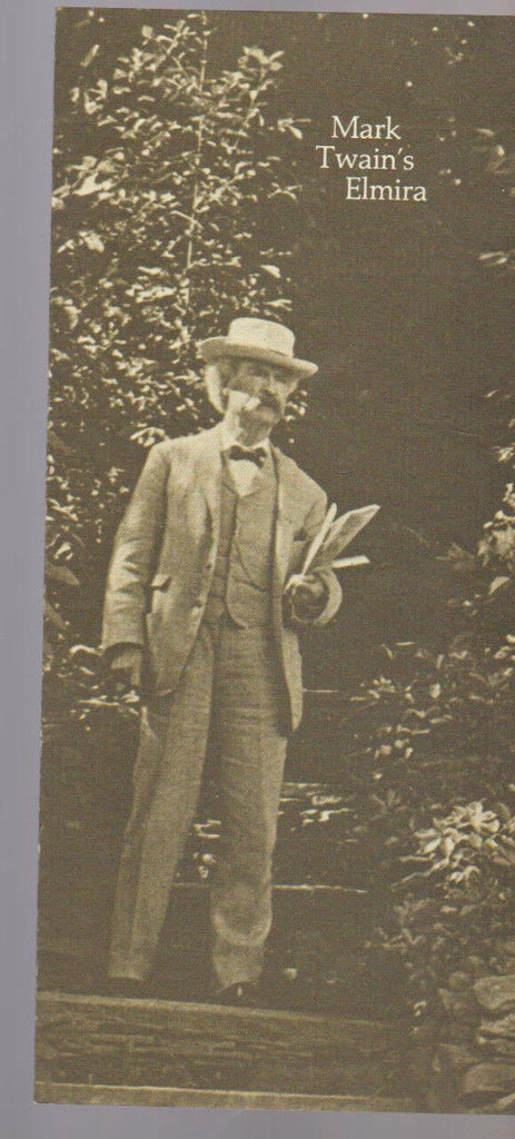 Mark Twain's Elmira NY Brochure 1980s Chemung County