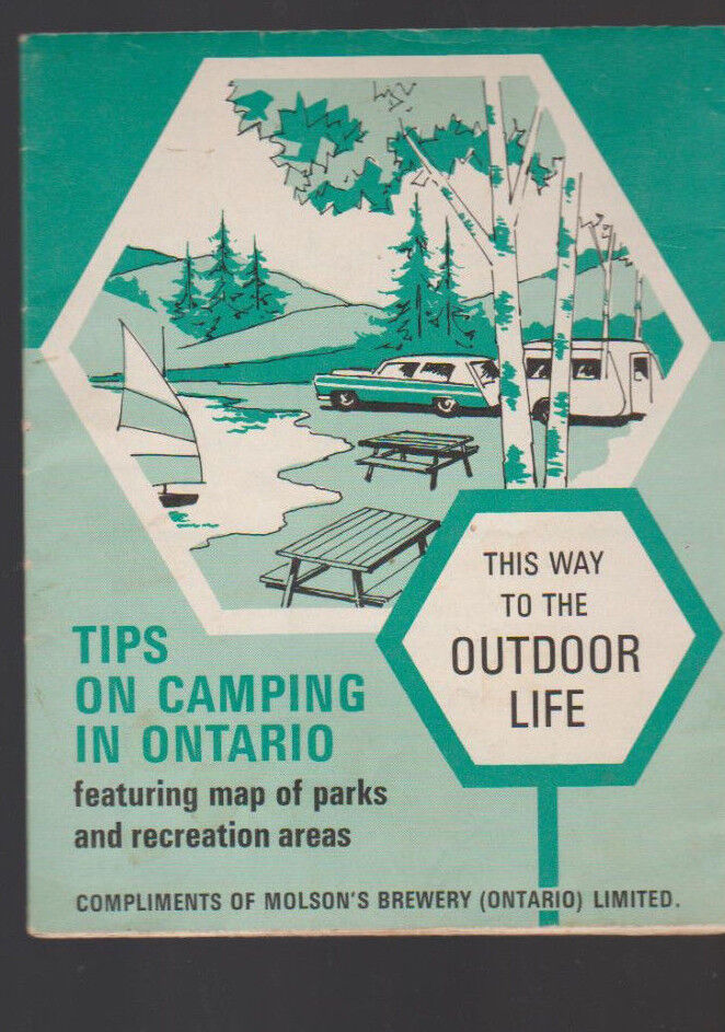 Tips on Camping in Ontario Canada Brochure Compliments of Molson Brewery