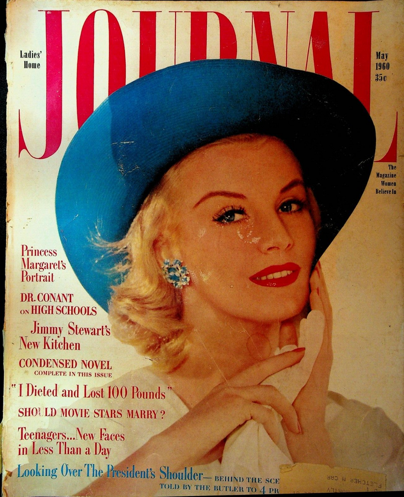 Ladies Home Journal May 1960 Jimmy Stewart Princess Margaret Pat Boone