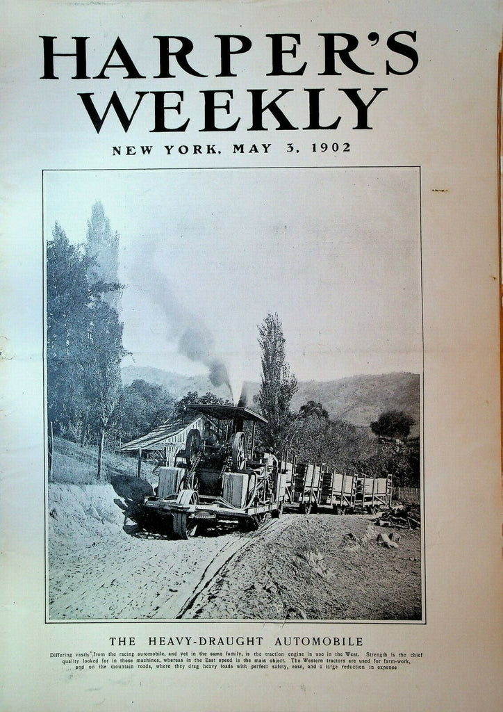 Harper's Weekly May 3 1902 Automobiles Columbia Jacques Wagrez