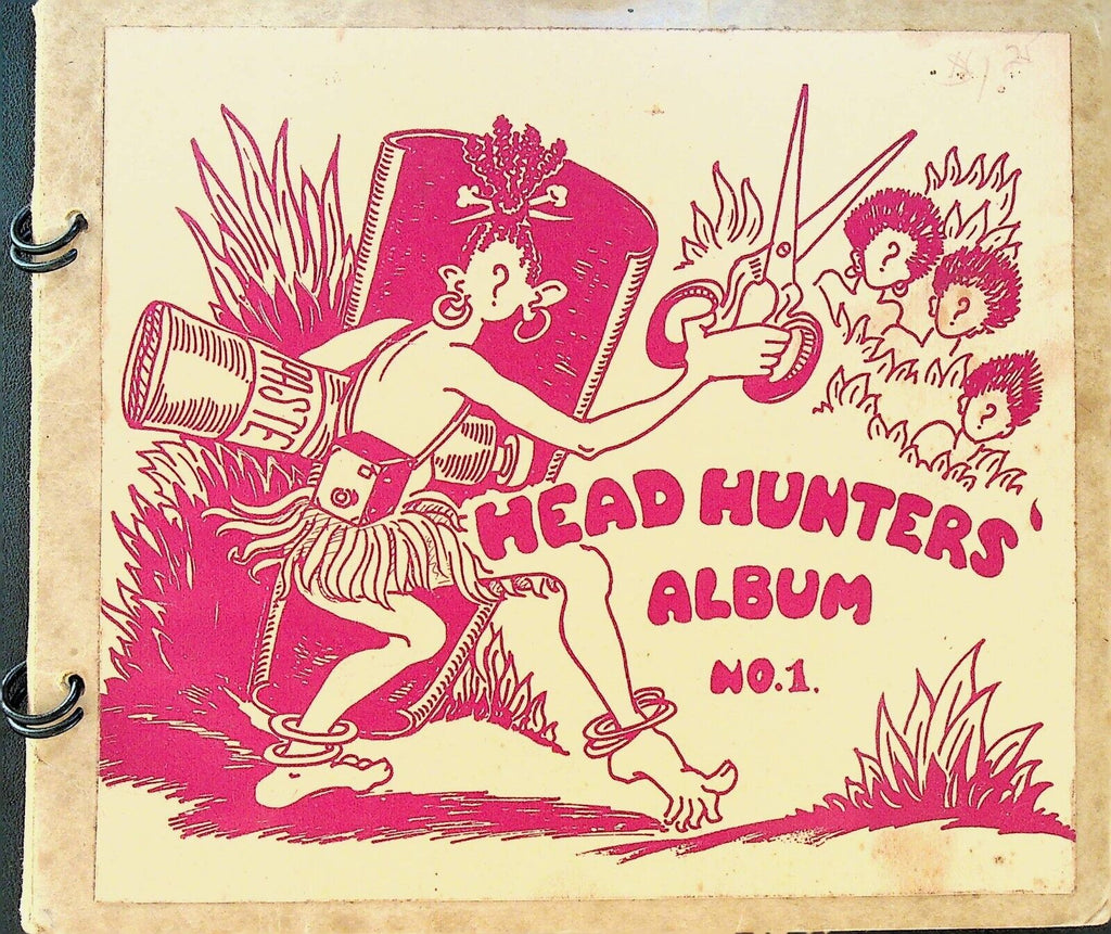 Head Hunters Album #1 1944 Cypress Press Beatrice A Clark Humorous Photo Album