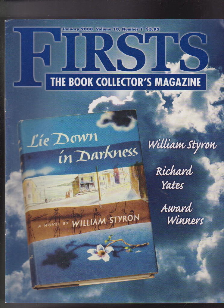 Firsts Book Collectors Magazine January 2008 Richard Yates William Styron