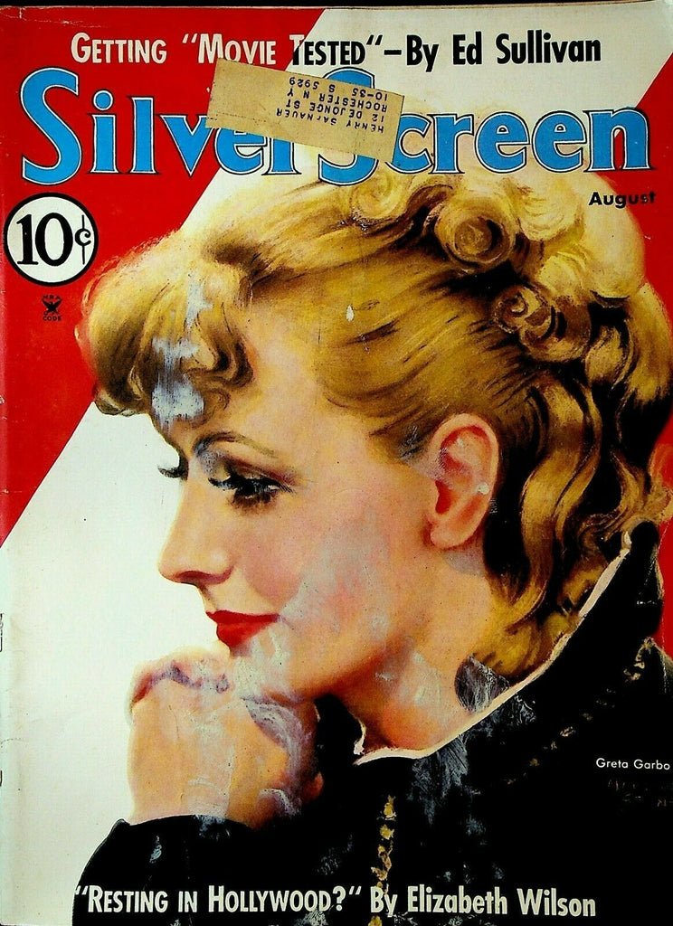 Silver Screen Magazine August 1935 Greta Garbo Peter Lorre Marion Davies