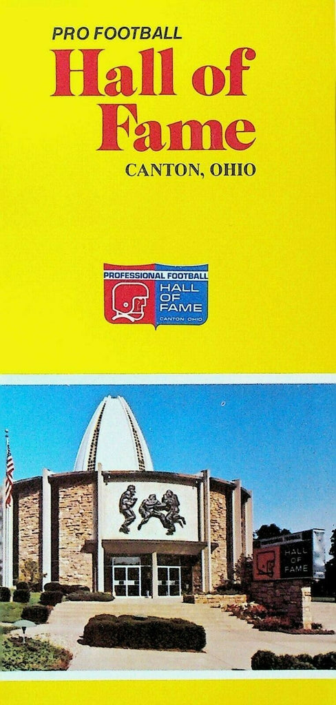 Pro Football Hall of Fame Canton Ohio 1970s Brochure