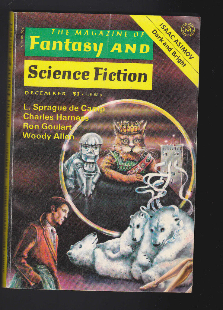 The Magazine of Fantasy & Science Fiction December 1977 Woody Allen Ron Goulart