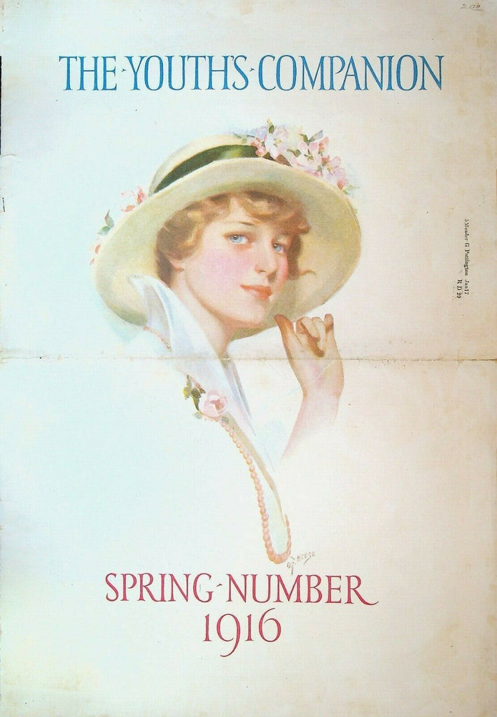 Youth's Companion Magazine March 16 1916 CA Stephens WWI
