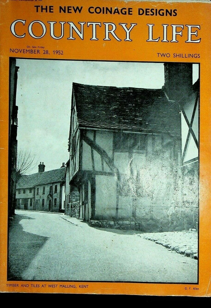 Country Life Magazine November 28 1952 Tennis Fred Robson Golf