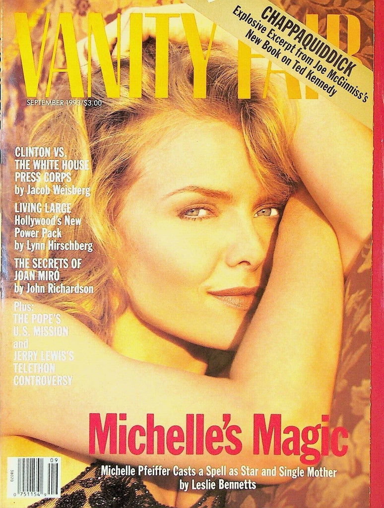 Vanity Fair September 1993 Michelle Pfeiffer Charlie Rose Rosie O'Donnell