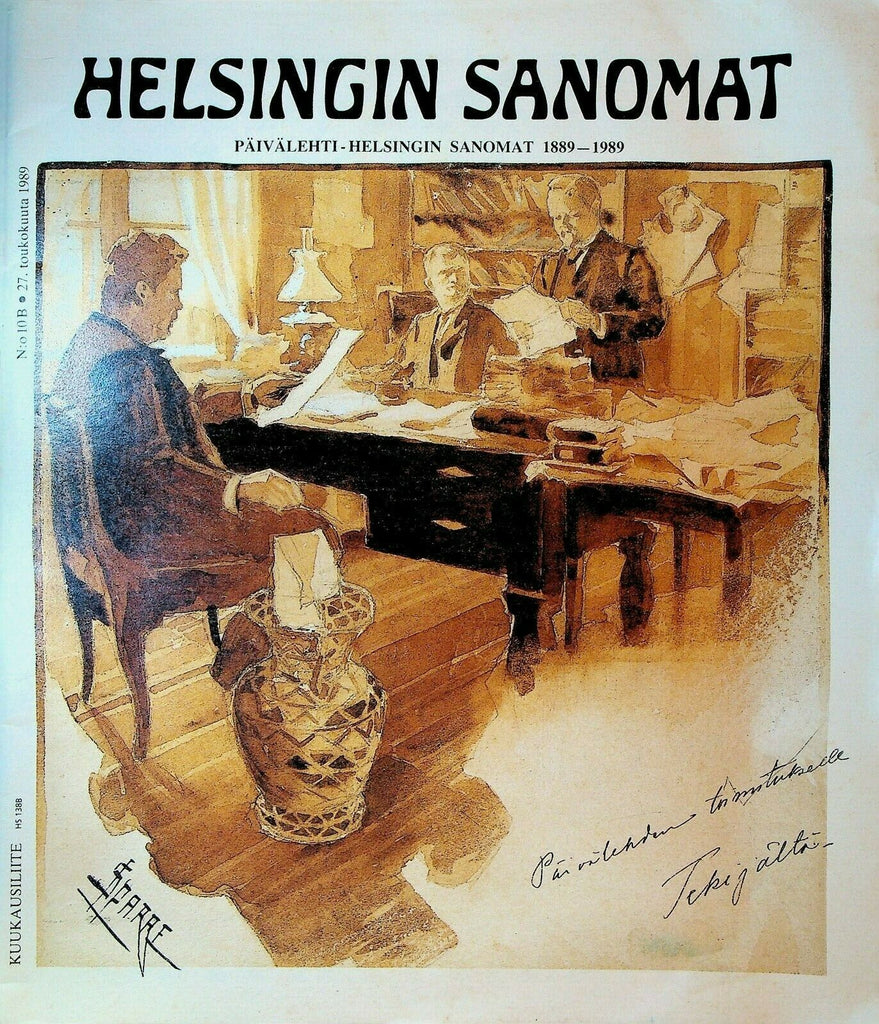 Helsingin Sanomat 1989 JFK Bill Haley Newspapers Moon Landing