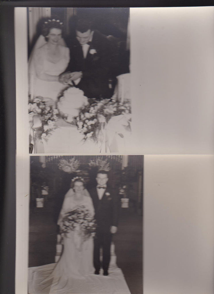 Wedding Photos 1947 Charles Tuttle & Lois Tompkins Rochester NY Marriage