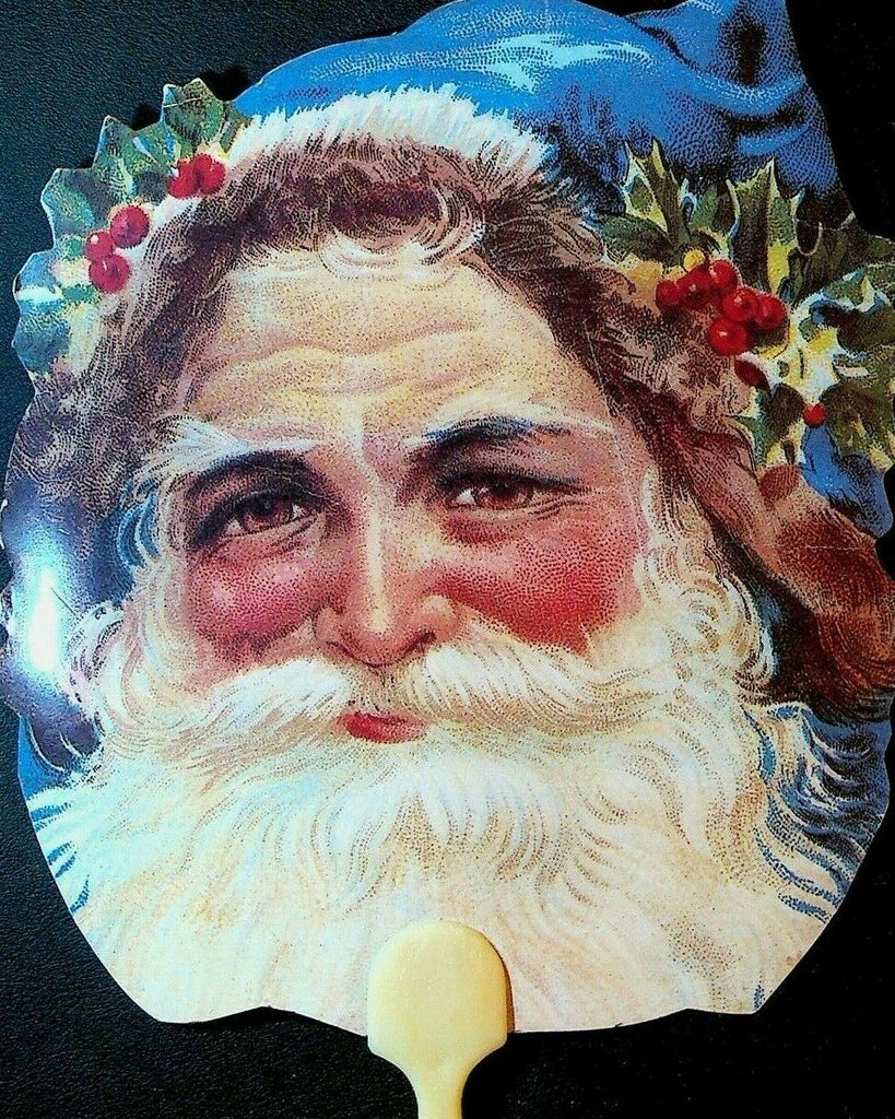 Advertising Fan Santa Claus Christmas Old Saint Nick