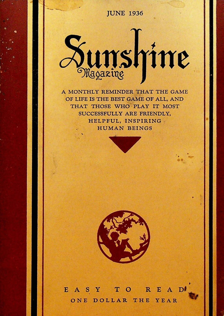 Sun Shine Magazine June 1936 Atlantis Litchfield Illinois