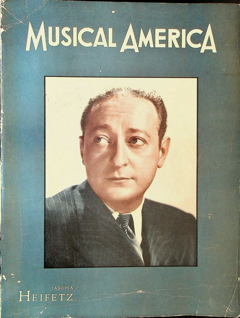 Musical America Magazine February 10 1943 Jaxcha Heifetz WWII USO Shows