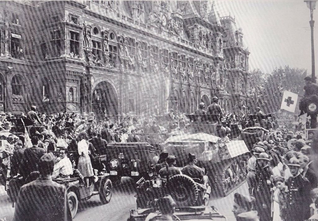 Place de L'Hotel de Ville France Meeting WWII Dispatch Photo News Service