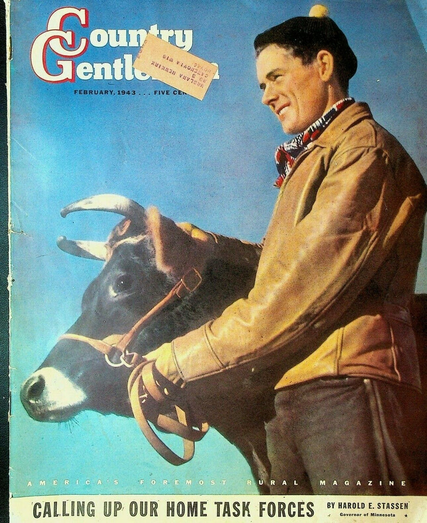 Country Gentleman Magazine February 1943 Casablanca Humphrey Bogart
