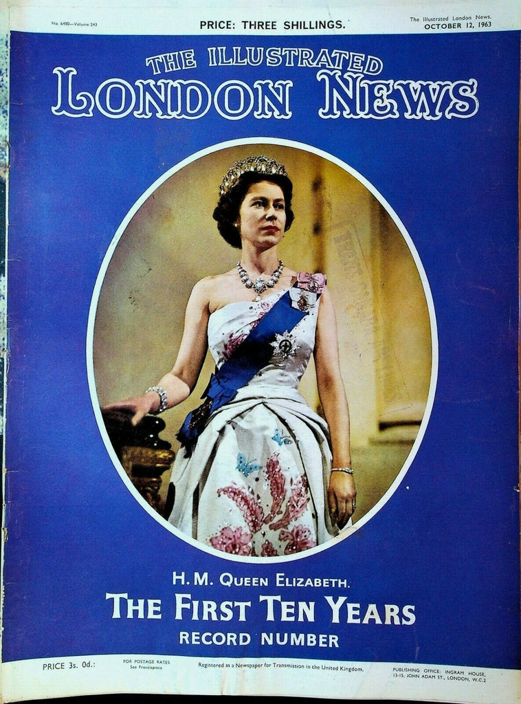Illustrated London News October 12 1963 Queen Elizabeth First 10 Years