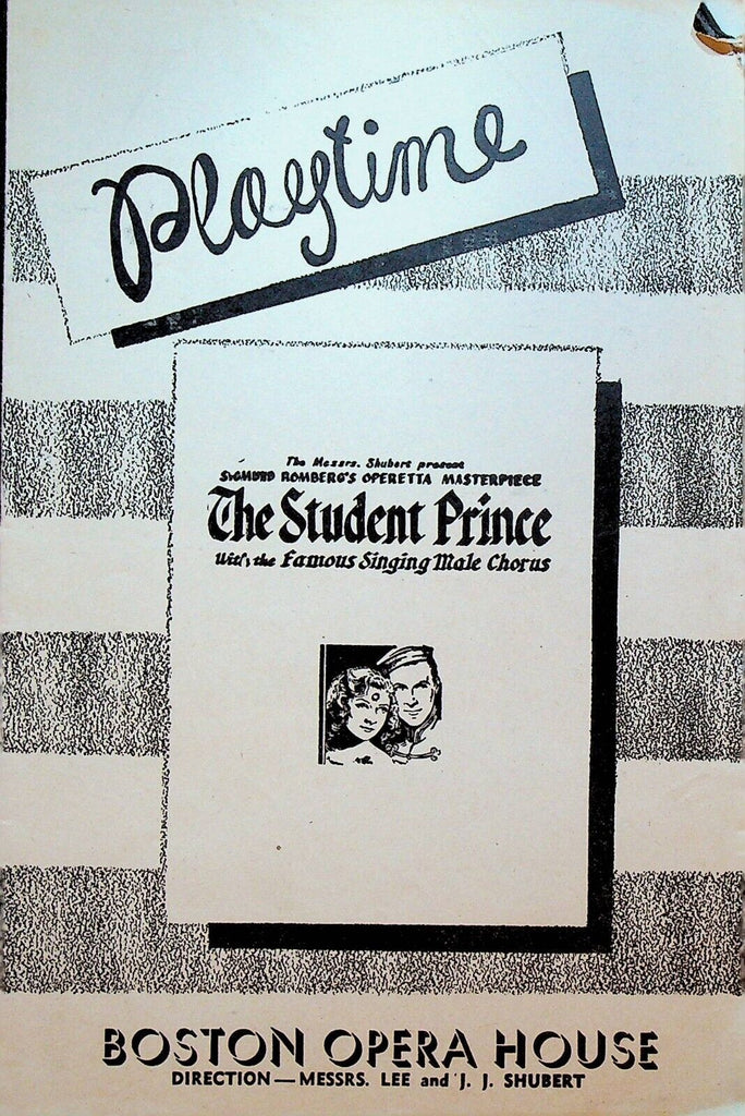 The Student Prince Playtime November 11 1946 Frank Hornaday Marian Stevens