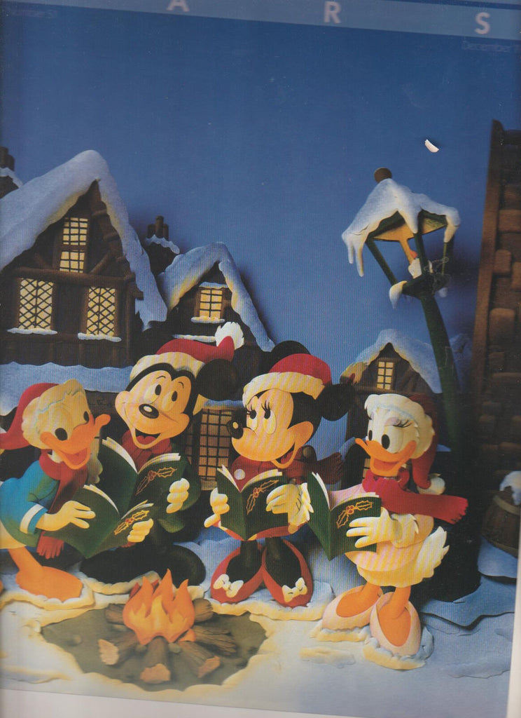 Walt Disney Eyes & Ears Cast Magazine 1991 Christmas Mickey Mouse Donald Duck