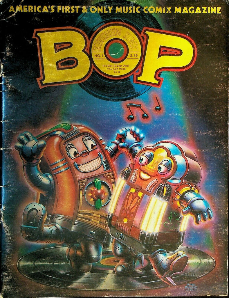 Bop Music Comix Magazine Harvey Pekar Jerry Lee Lewis Bo Diddley Trina Robbins