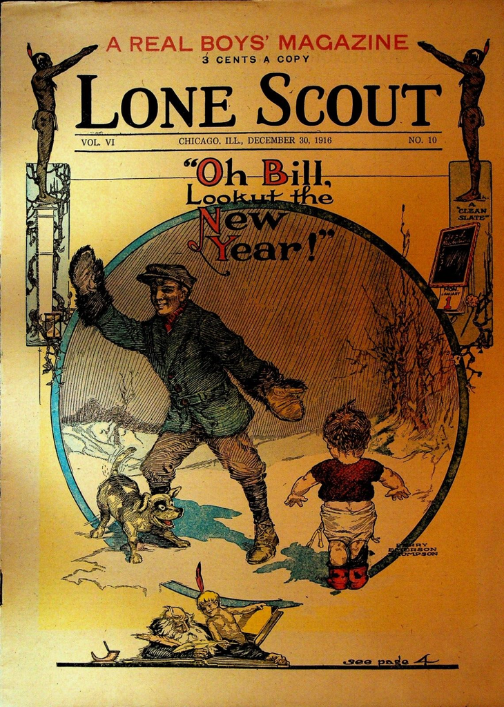 Lone Scout Magazine December 30 1916 New Year's Perry Emerson Thompson