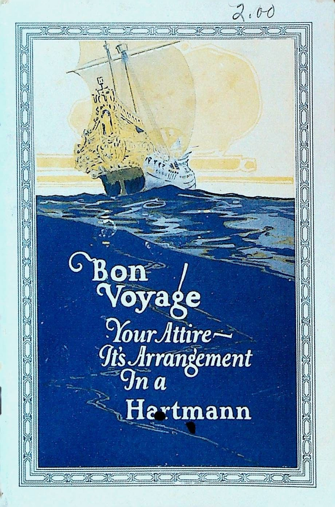 Hartmann Wardrobe Trunks Booklet Racine Wisconsin 1925 Advertising