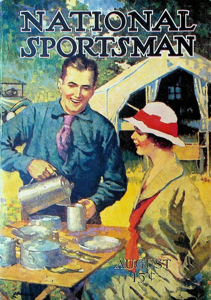 National Sportsman Magazine August 1917 Hunting Fishing Elk Hunt Quebec