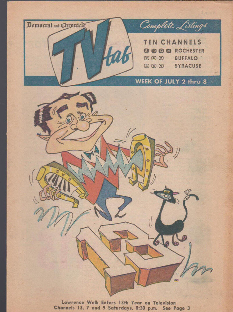 Democrat & Chronicle TV Tab July 2 1967 Lawrence Welk