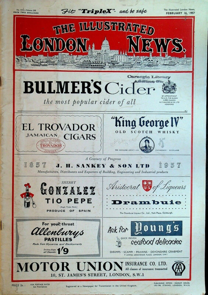 Illustrated London News February 16 1957 Cruft's Dog Show Bill Haley & Comets
