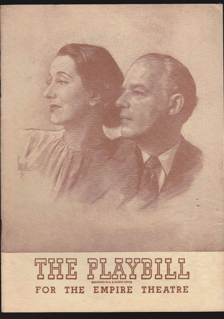 O Mistress Mine Playbill March 10 1947- Alfred Lunt, Lynn Fontanne