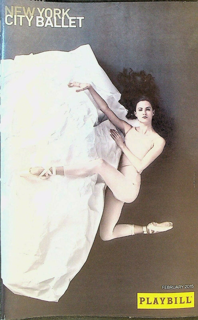 New York City Ballet Playbill February 2015 Donizetti Variations Chaconne