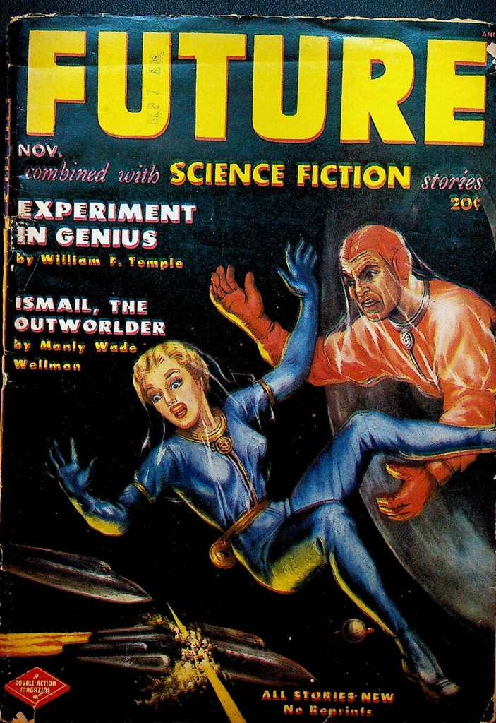Future Science Fiction Stories Pulp November 1951 Milton Lesser Gene Henderson
