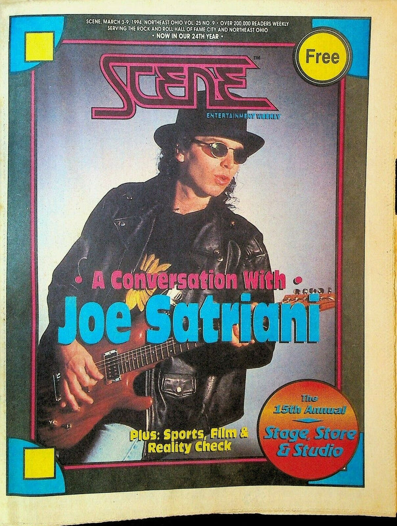 Cleveland Scene Magazine March 3 1994 Joe Satriani David Copperfield