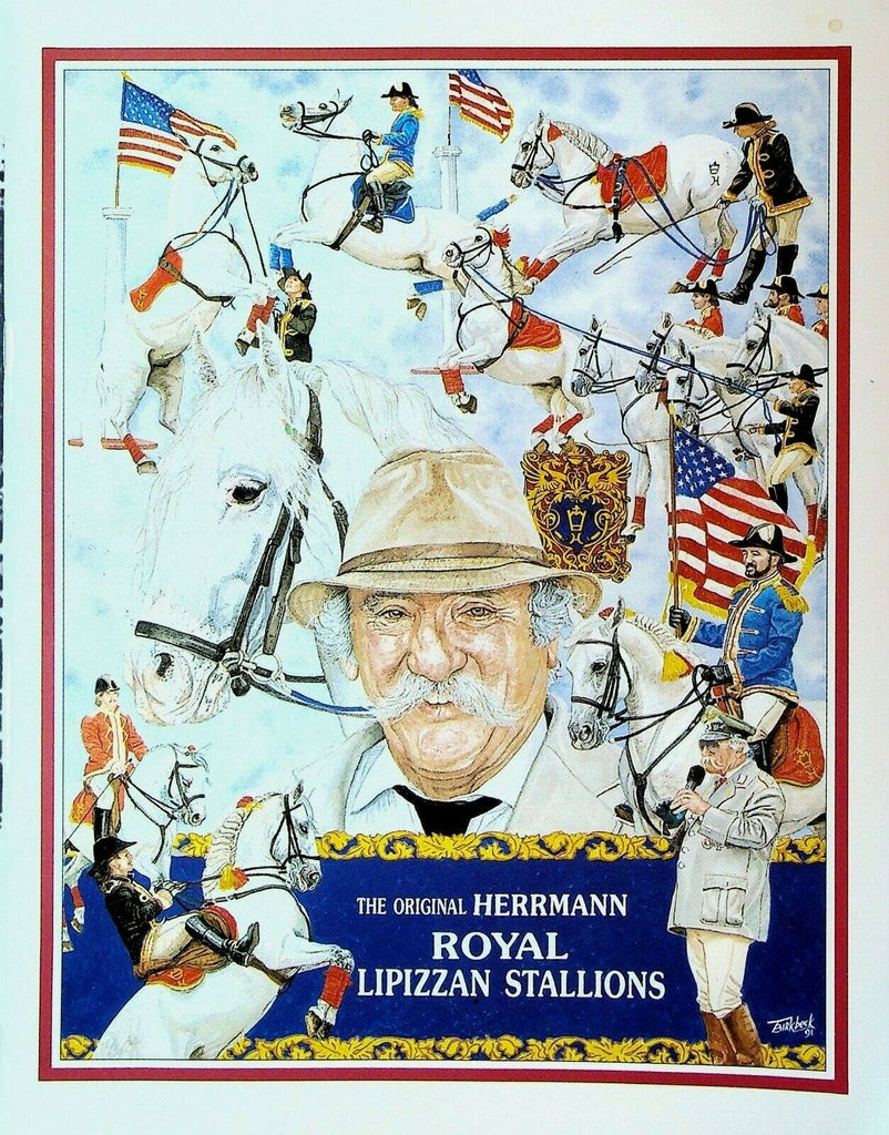 Original Herrmann Royal Lipizzan Stallions Program Horses