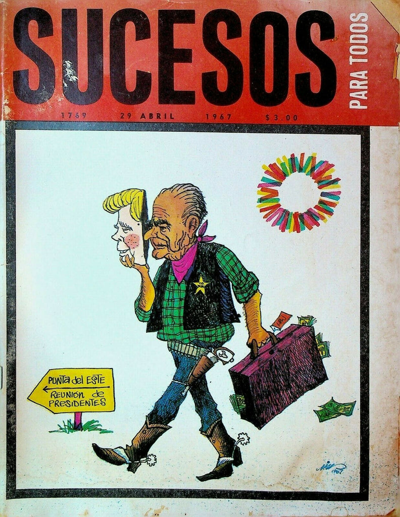 Sucesos Para Todos Magazine April 29 1967 JFK Vietnam War Mexico