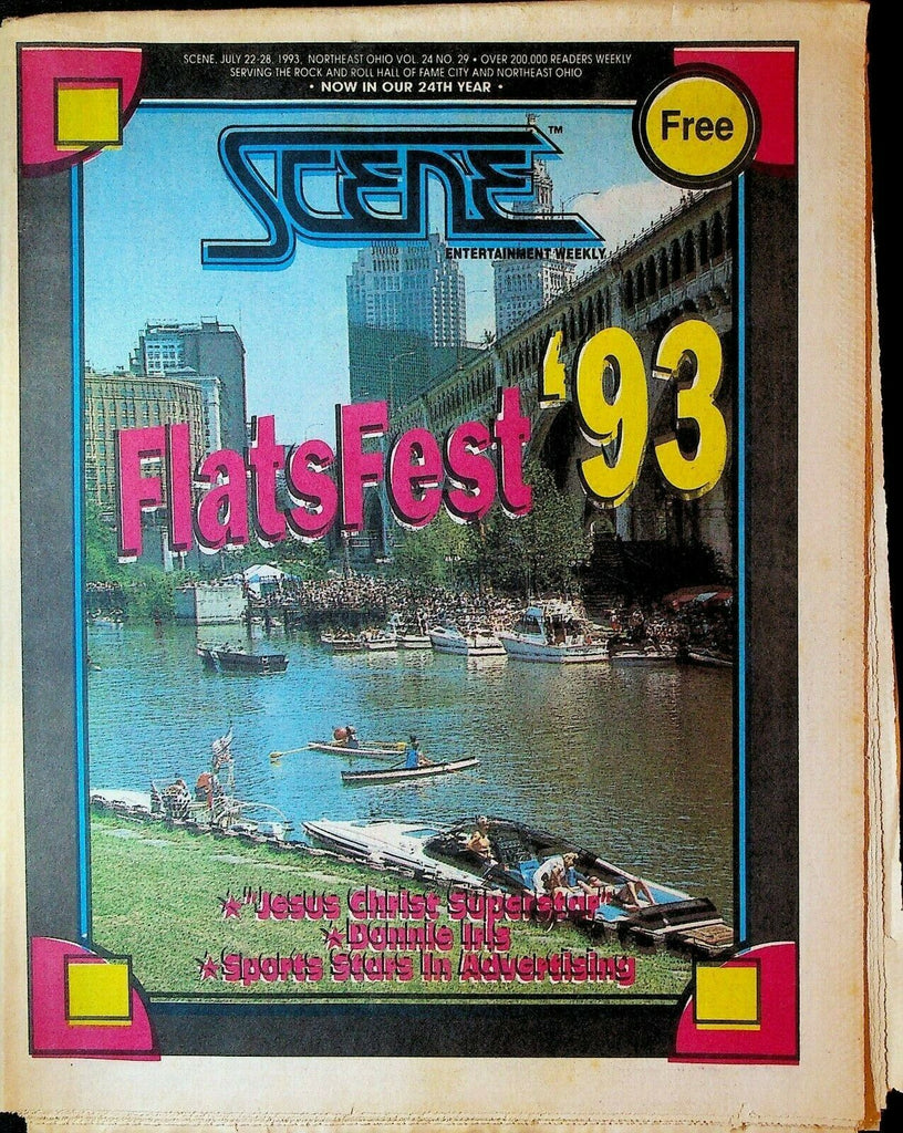 Cleveland Scene Magazine July 22 1993 Donnie Iris Butthole Surfers Arcade
