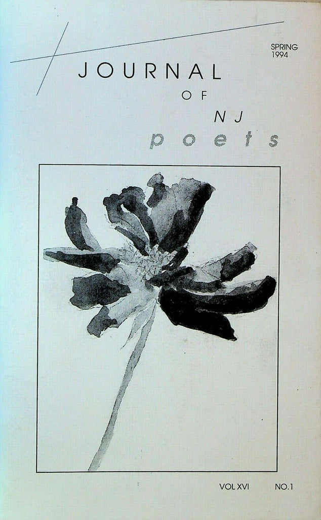 Journal of NJ Poets Spring 1994 New Jersey Volume XVI #1