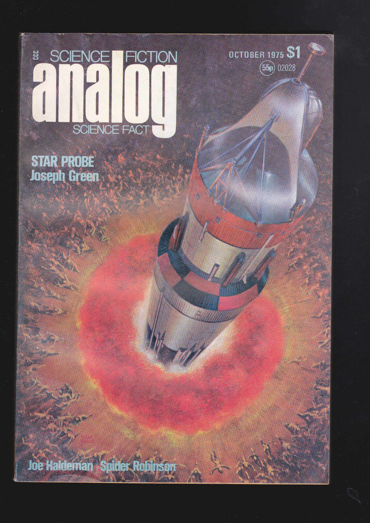 Analog Magazine October 1975 Joseph Green Joe Haldeman Spider Robinson