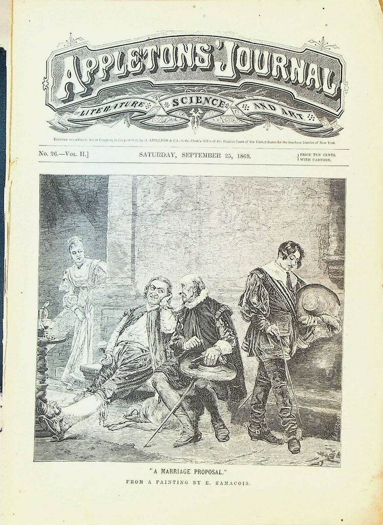 Appletons' Digest September 25 1869 Mrs Oliphant Alexander von Humboldt