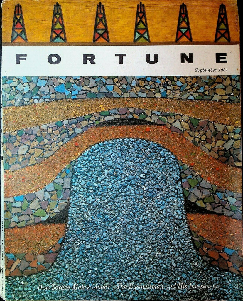 Fortune Magazine September 1961 Texaco Louis Wolfson Buckhead Atlanta Ga